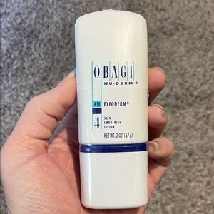 Obagi Nu-Derm Exfoderm Lotion in White and Blue